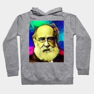 Anthony Trollope Colourful Portrait | Anthony Trollope Artwork 7 Hoodie